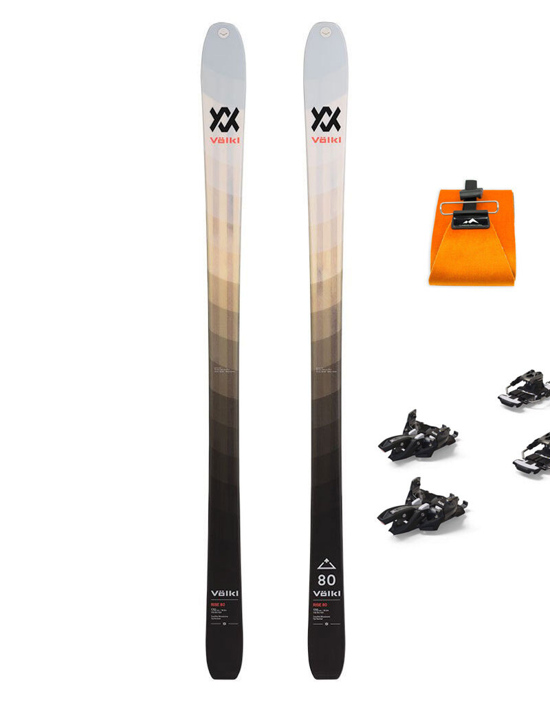 Pachet Schiuri Völkl Rise 80 + Piei focă + Legături Marker Alpinist 9 Long Travel - imagine 1