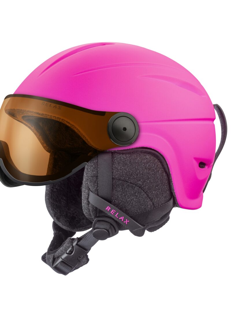 Cască Schi Relax Twister Visor Pink - imagine 1