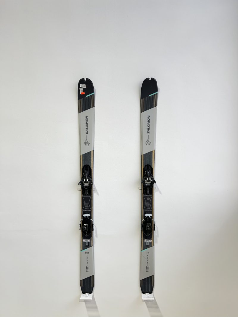 Schiuri Salomon Mtn 86 Carbon + Legături Marker Alpinist 10 Demo + Piei Foca - imagine 1