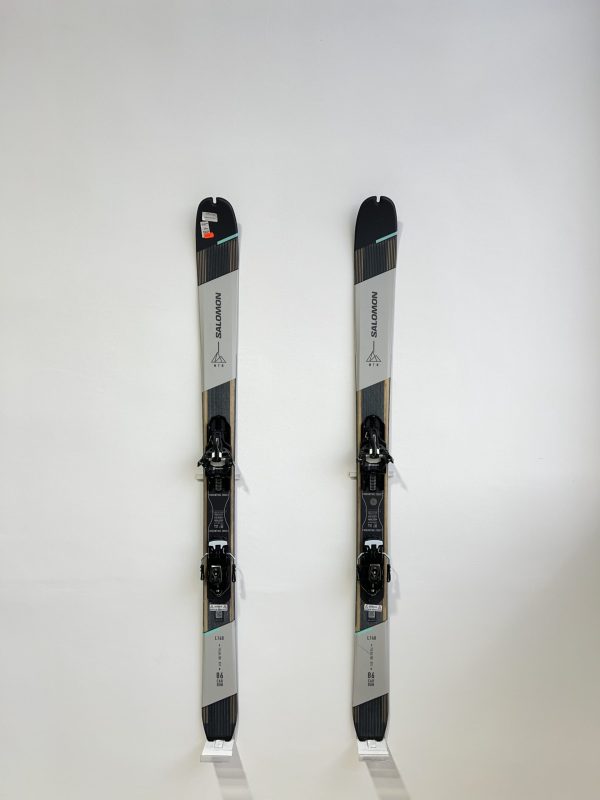 Schiuri Salomon Mtn 86 Carbon + Legături Marker Alpinist 10 Demo + Piei Foca