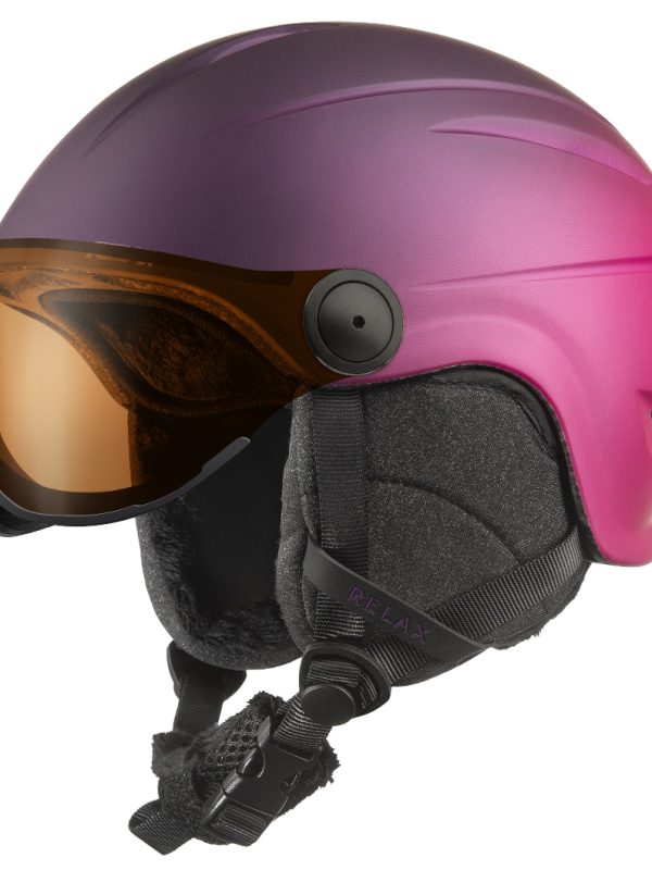 Cască Schi Relax Twister Visor Violet/Pink