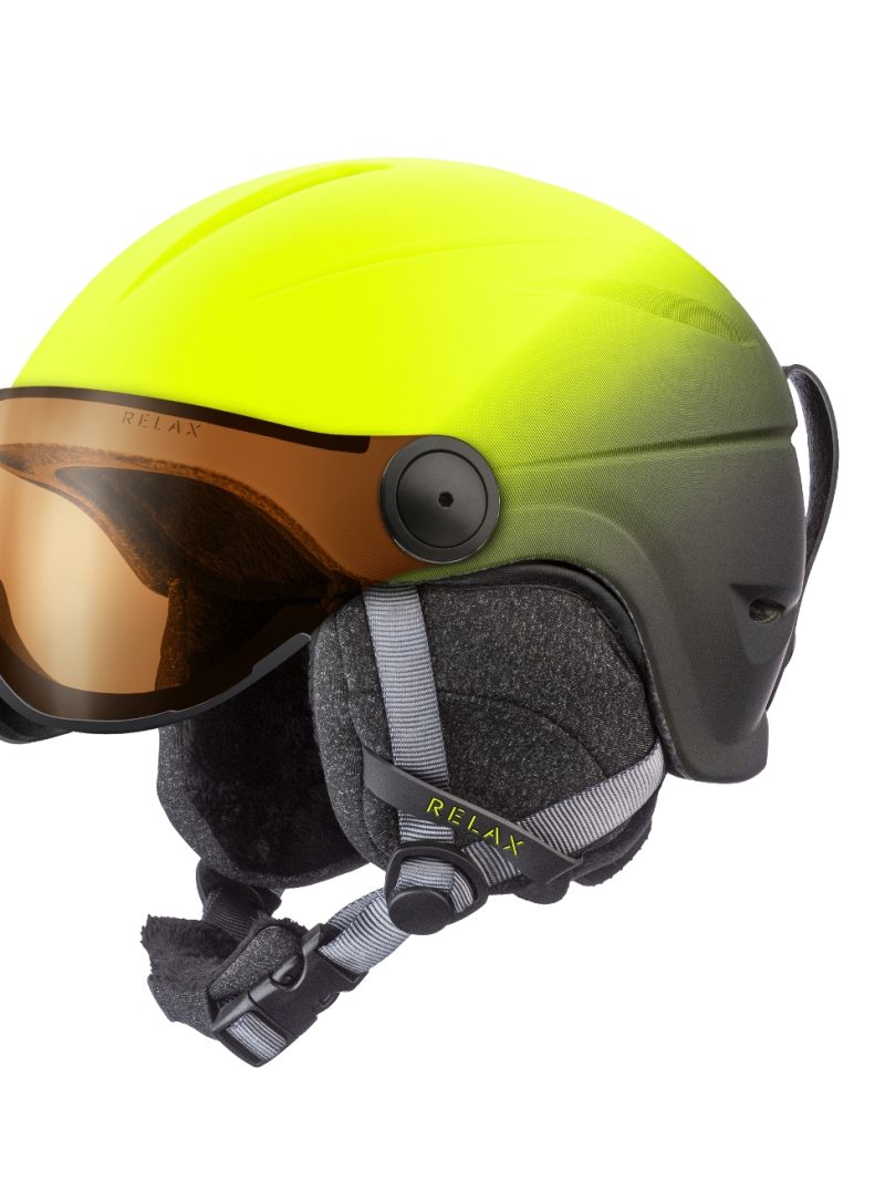 Cască Schi Relax Twister Visor Neon Yellow