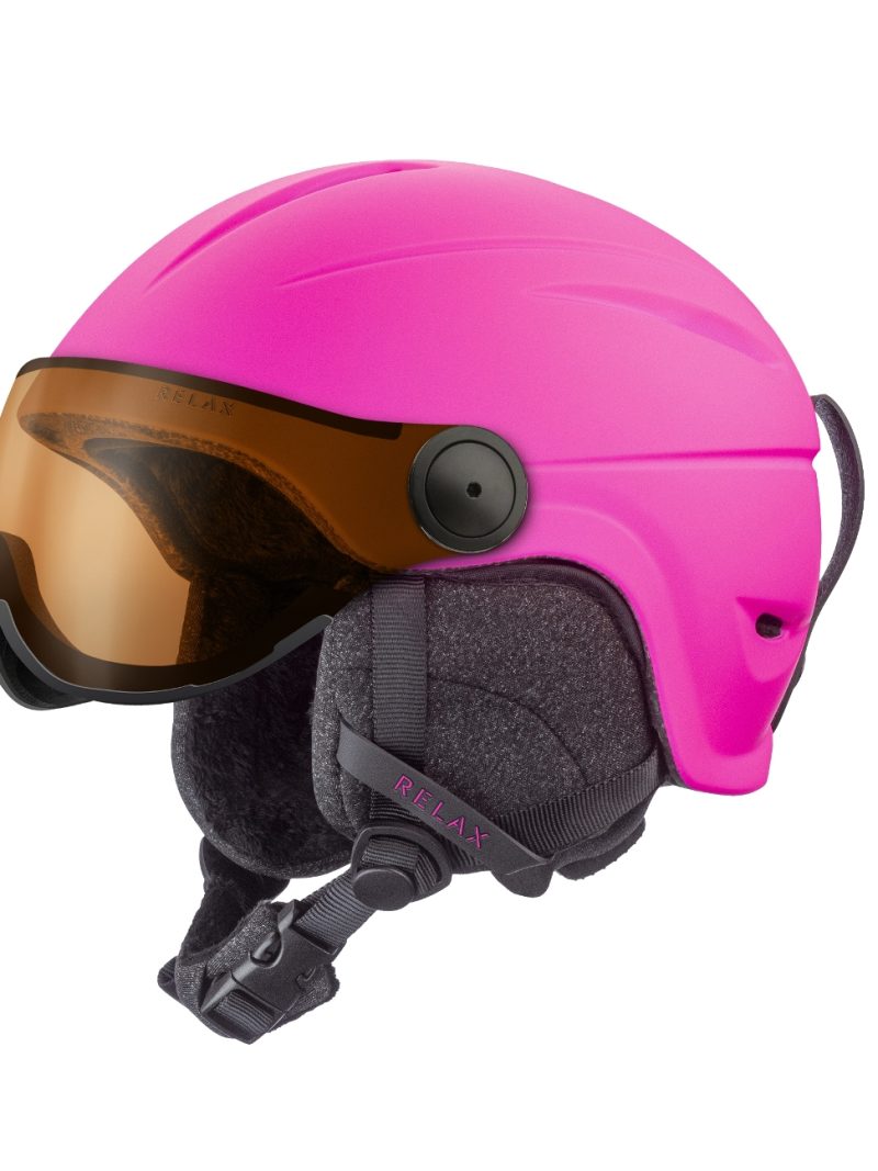 Cască Schi Relax Twister Visor Neon Pink